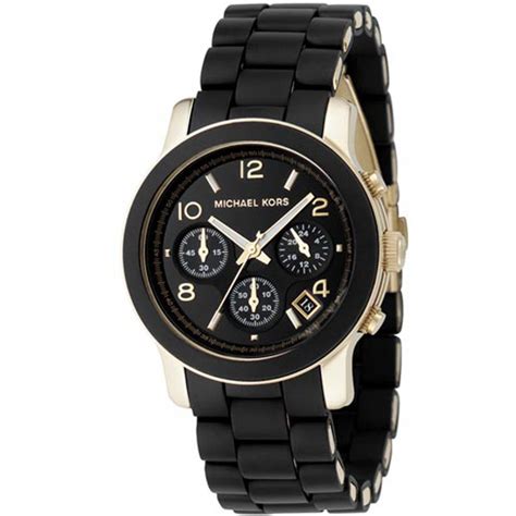 michael kors runway watch black uk|Michael Kors runway chronograph.